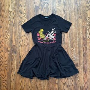 Sourpuss Clothing Queen of the Jungle Skater Dress (Purse available too!)